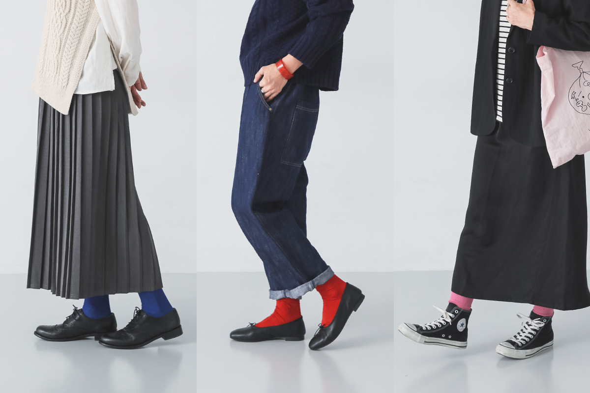 vol4 靴下コーデのQ＆A！ 大人の足元のリアルなお悩みを解決 