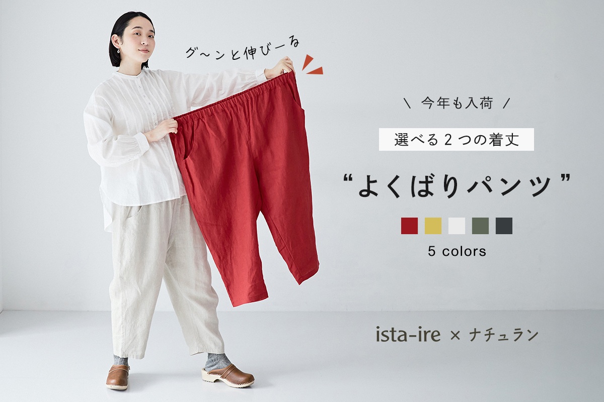 ista-ireよくばりパンツ特集ページ