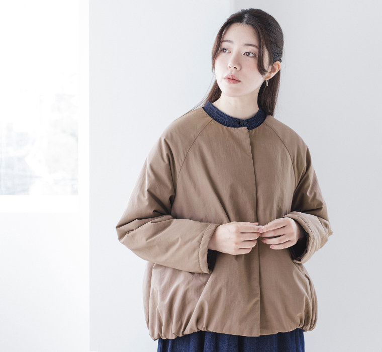 Lintu Laulu福袋中綿ショートコート上半身前