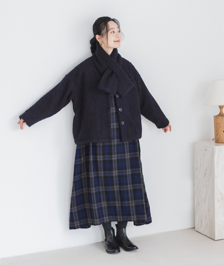 D*g*y福袋チェック柄プルオーバーのシルエット