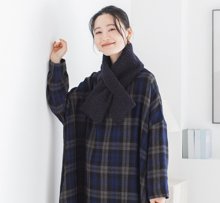 D*g*y福袋チェック柄プルオーバーのシルエット