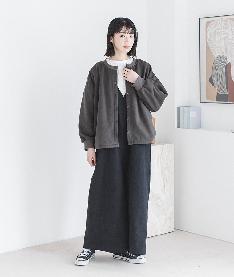 LUPILIEN by natulan 福袋 裏起毛カーディガン 全身コーディネート