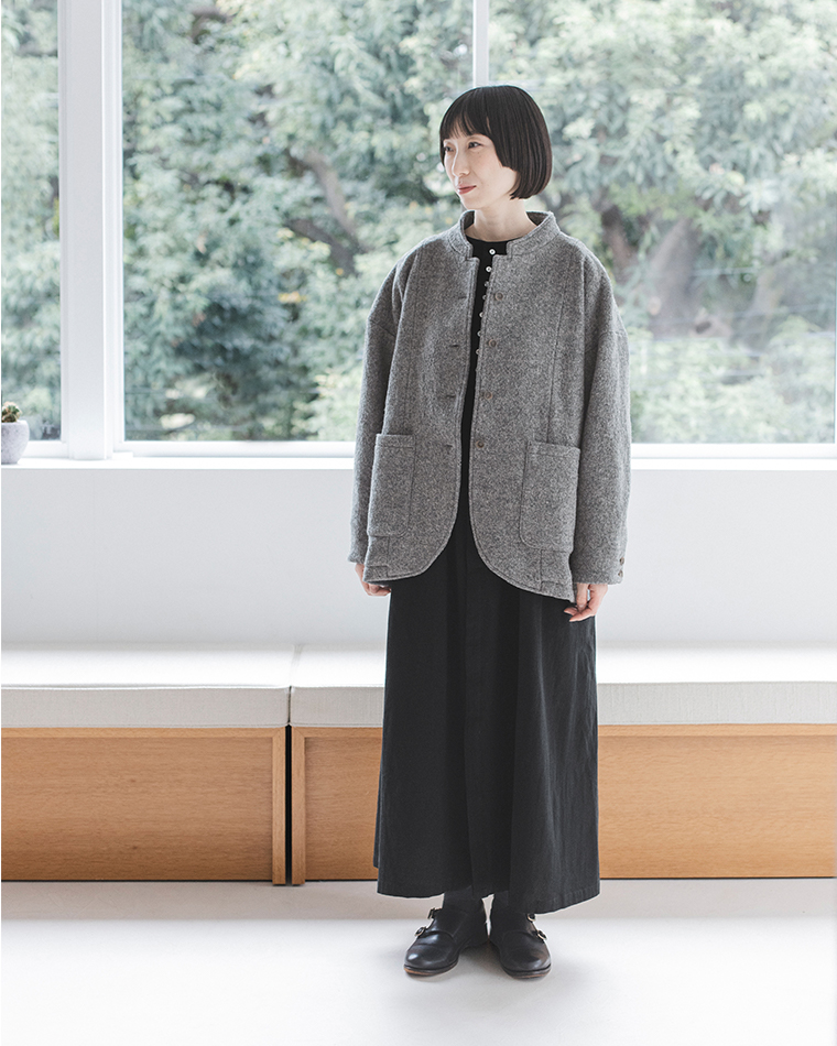 LUPILIEN by natulan 福袋 ウールライク袖キルトブルゾン