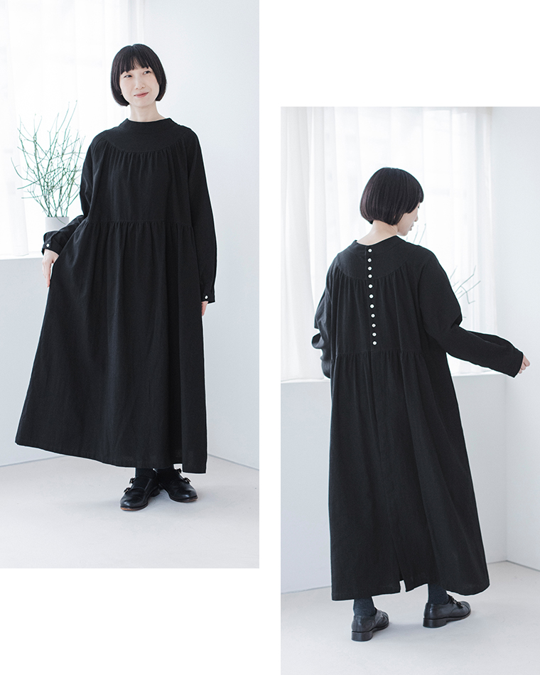 LUPILIEN by natulan 福袋 ヘリンボーンツイルサロペット×綿ビエラプルオーバーブラウス クラシカルコーディネート