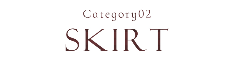 category02　SKIRT