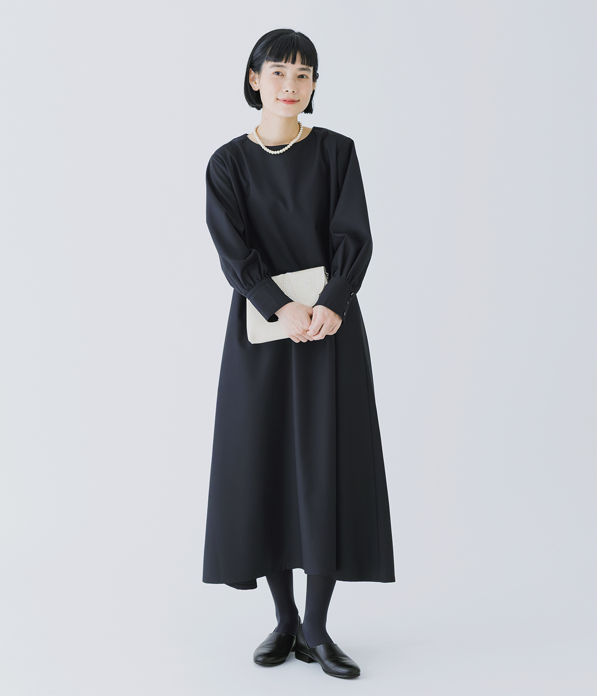 HARUTA レディースポック スコッチガード コーディネート画像1