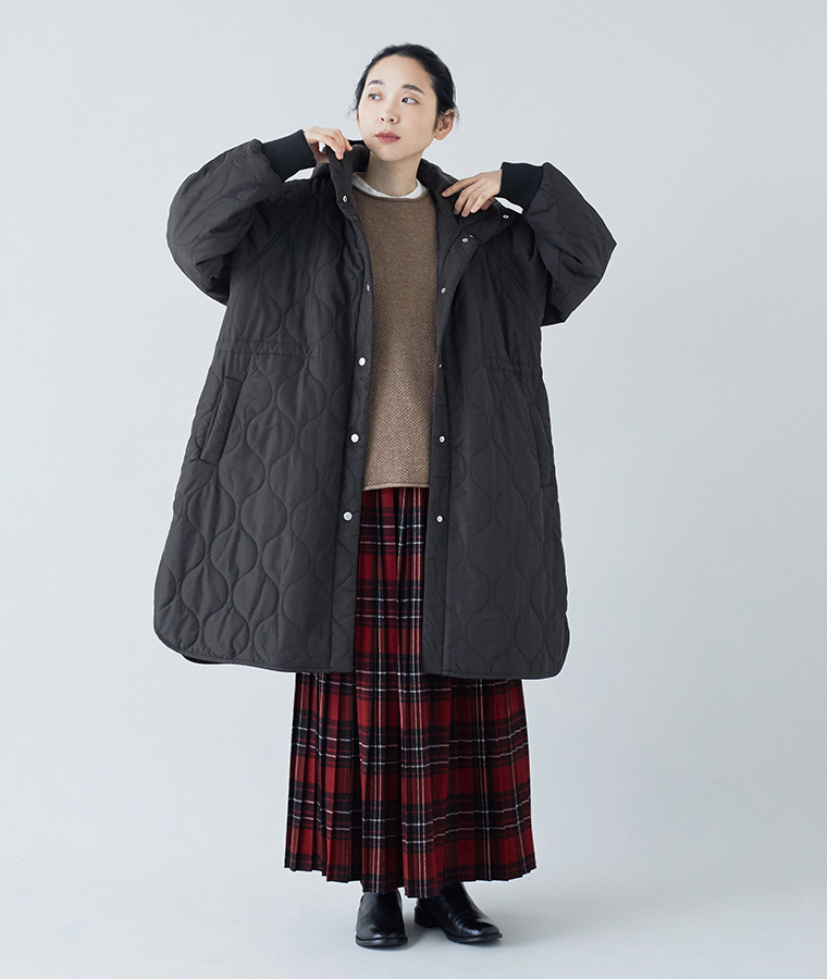 D*g*y　ひょうたんキルトフーディーコート