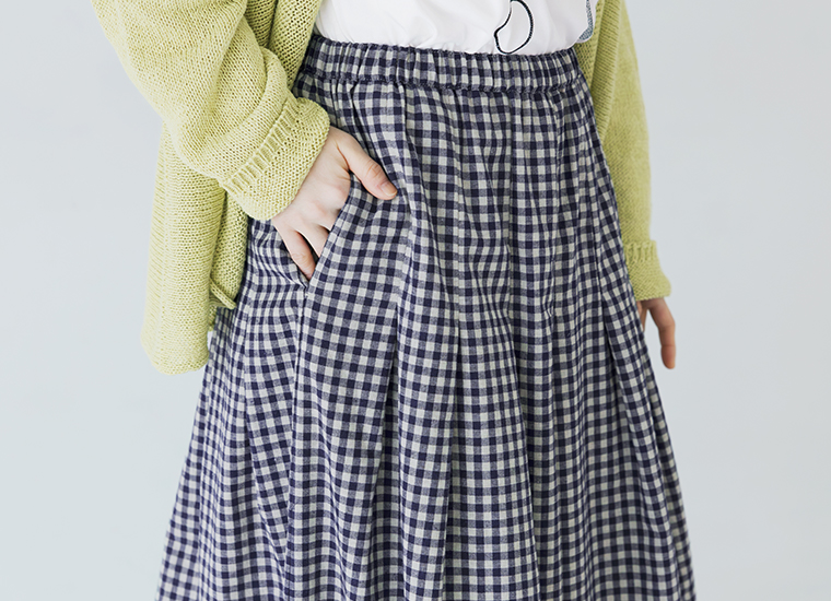 D*g*y ヴィンテージライクギンガムチェックワイドパンツ