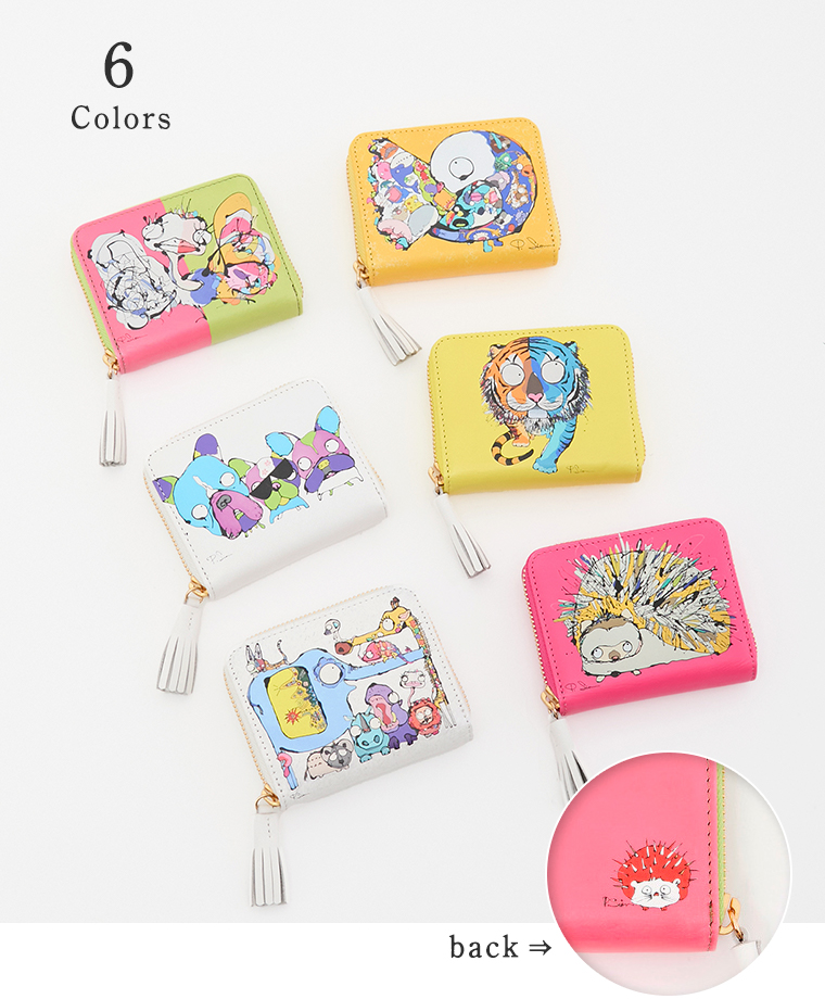 perche 髙嶋シオン コラボ お財布 茶目っ気たっぷりのキャラクター