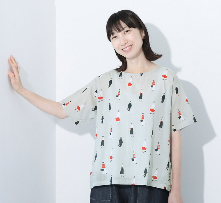 【LITTLE MARKET】オデカケプルオーバー ブラウス寄り