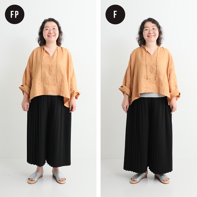 koibitomisaki 　コイビトミサキ　プリーツパンツ　ブラックの着こなし