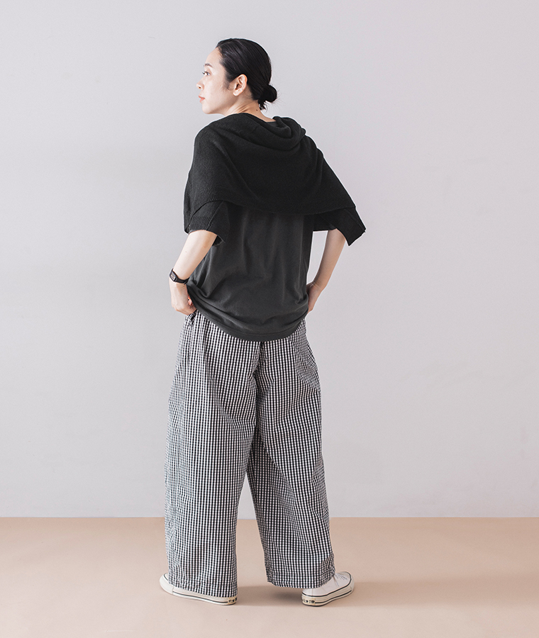 最終値下げ【美品】ゴーシュ ハイカウントリネン　ワイドパンツ ハイカウントクロスグランジウォッシュワイドパンツ（so）の商品詳細