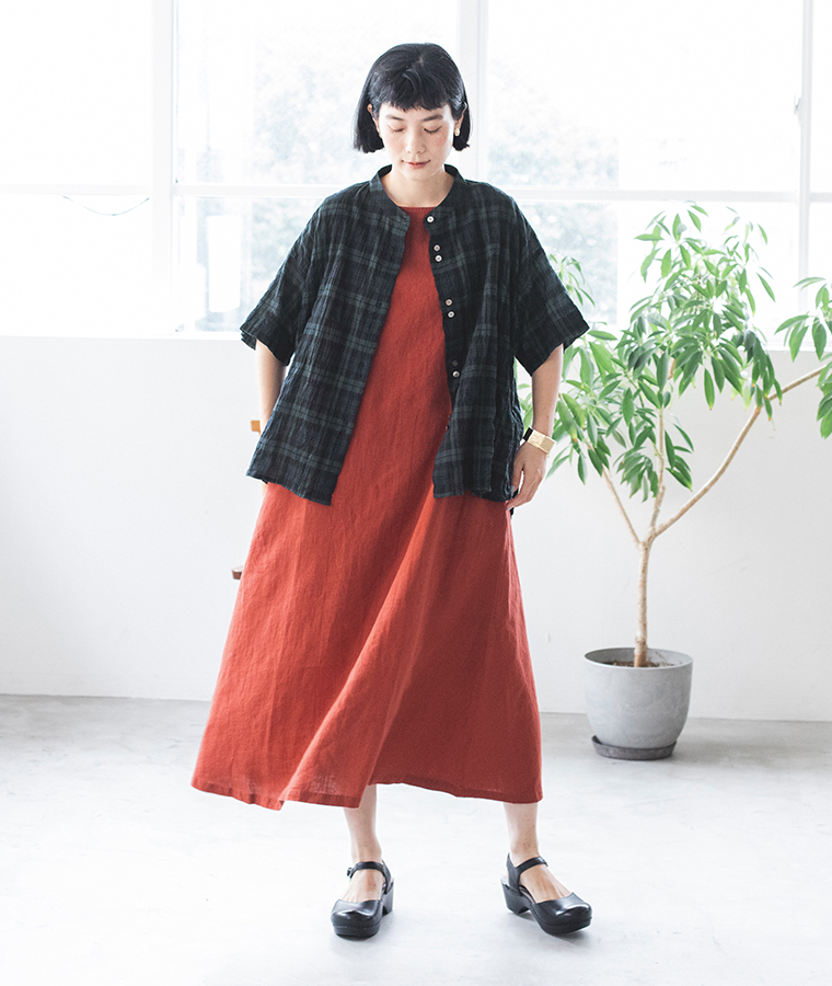D*g*y 別注｜シャーリングシアーチェック柄シャツ ブラックウォッチ