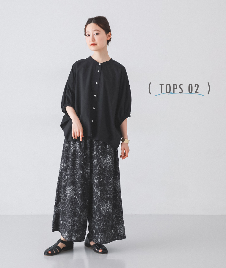 【 le colis 】2wayドルマンシャツ