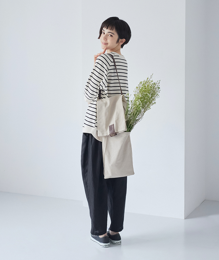 itch-niche ベーカリーバッグ バゲット コーディネート