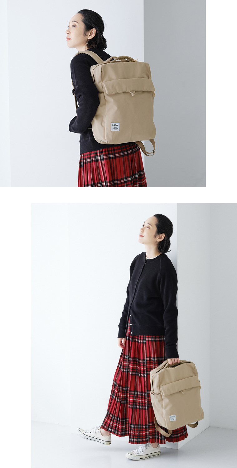 【 hellolulu 】Carterオールデイバックパック 全身コーディネート