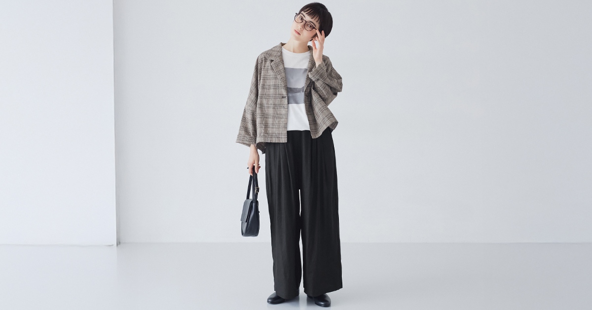 組み合わせ次第で広がる着こなし【 &yarn 】リネン混ショート