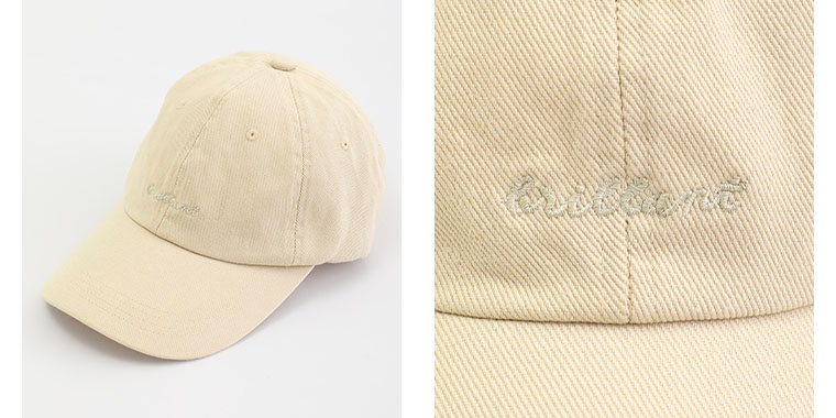 Plame Collome　ウォッシュツイルロゴキャップ
