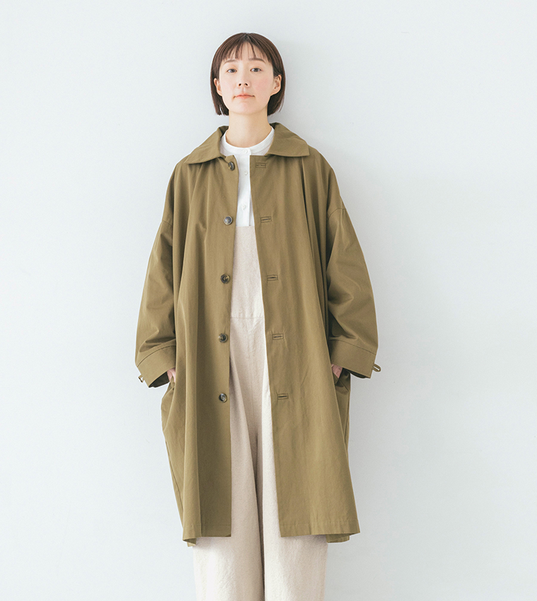 &yarn ビッグカラーコート