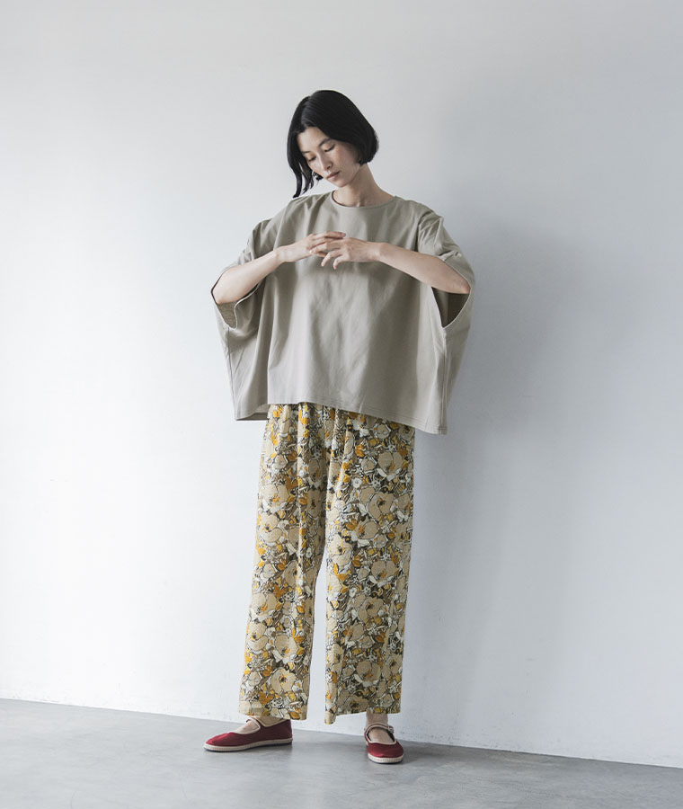 caloom シルケットポンチドルマンカットソー
