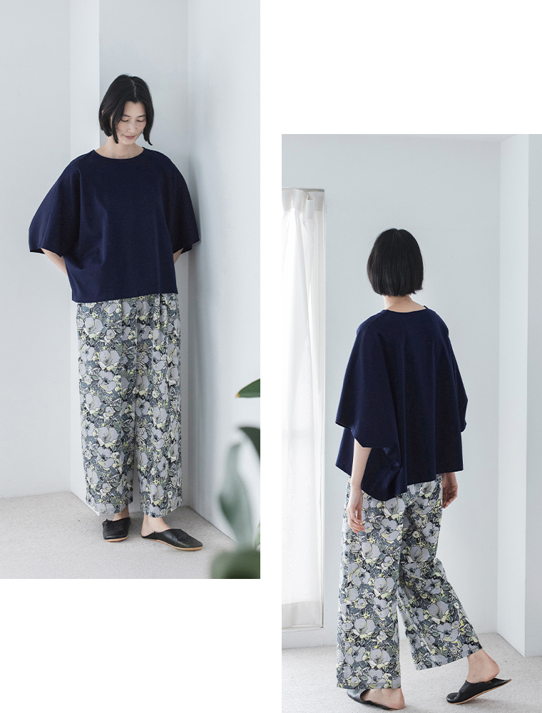 caloom シルケットポンチドルマンカットソー