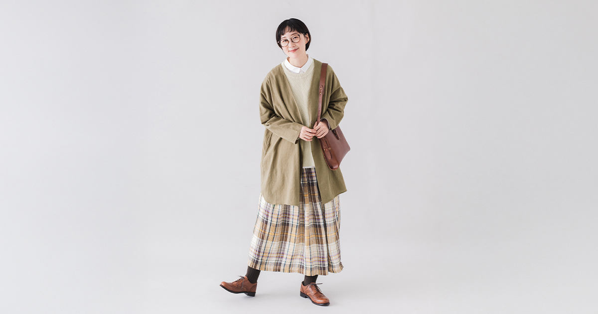 さっと羽織れてサマになる【 わたしの大人服。】リネンコットンの