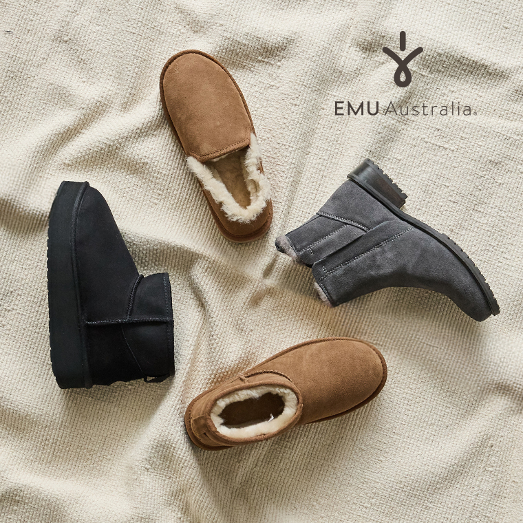 冬がもっと好きになる【 EMU Australia 】オーストラリア生まれのぬくもりシューズ