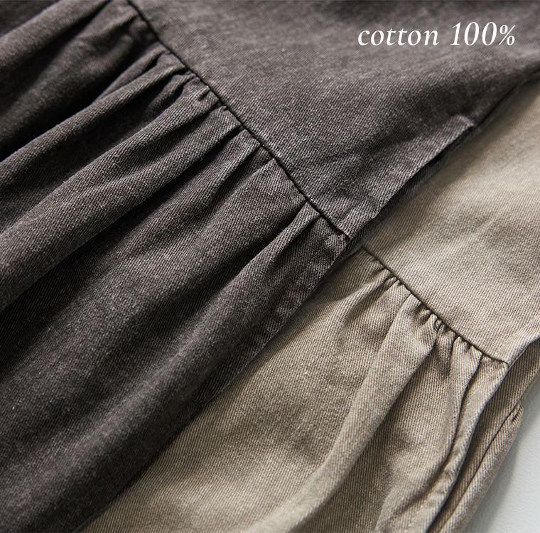 LUPILIEN by natulan アンティークツイルジャンパースカートの生地