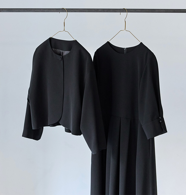 Luuna miu【ブラックフォーマル】大切な日のジャケット＆ワンピースセットの着まわし力