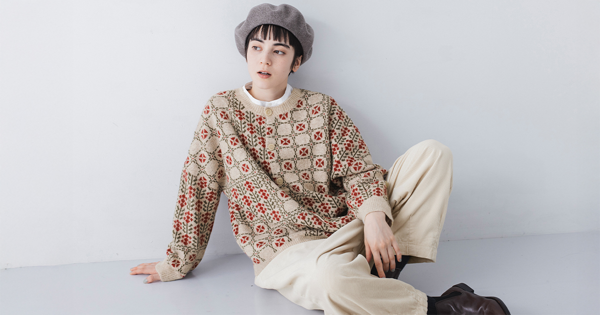 激レアヴィンテージ ノーザン・アイルズ 総柄ハンドメイドパッチワークカーディガン 激レアヴィンテージ ノーザン・アイルズ 総柄ハンドメイドパッチワーク