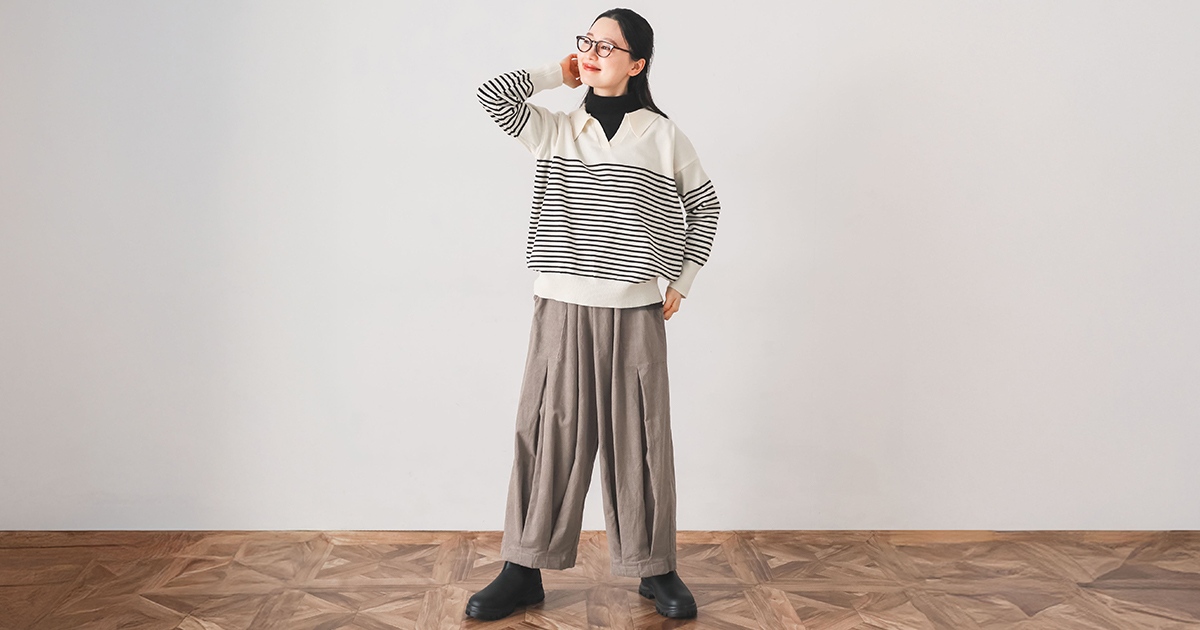 ひとつは持ちたい季節の定番【暮らしの服】コーデュロイアイテム