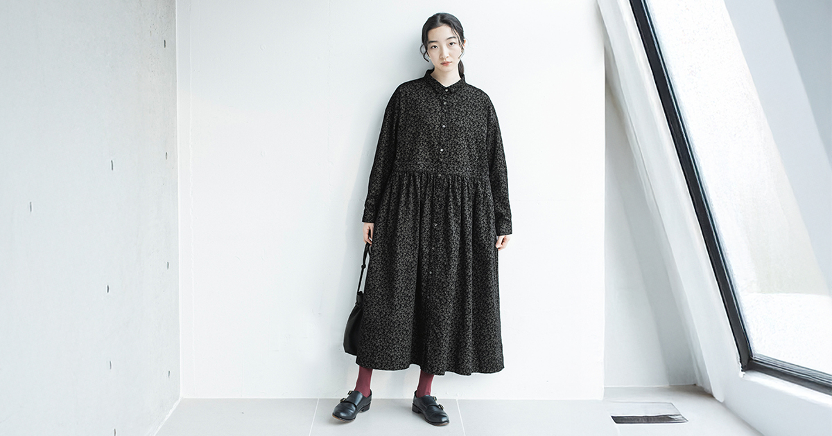 ナチュラン別注【 ista-ire 】大人のための小花柄ワンピース