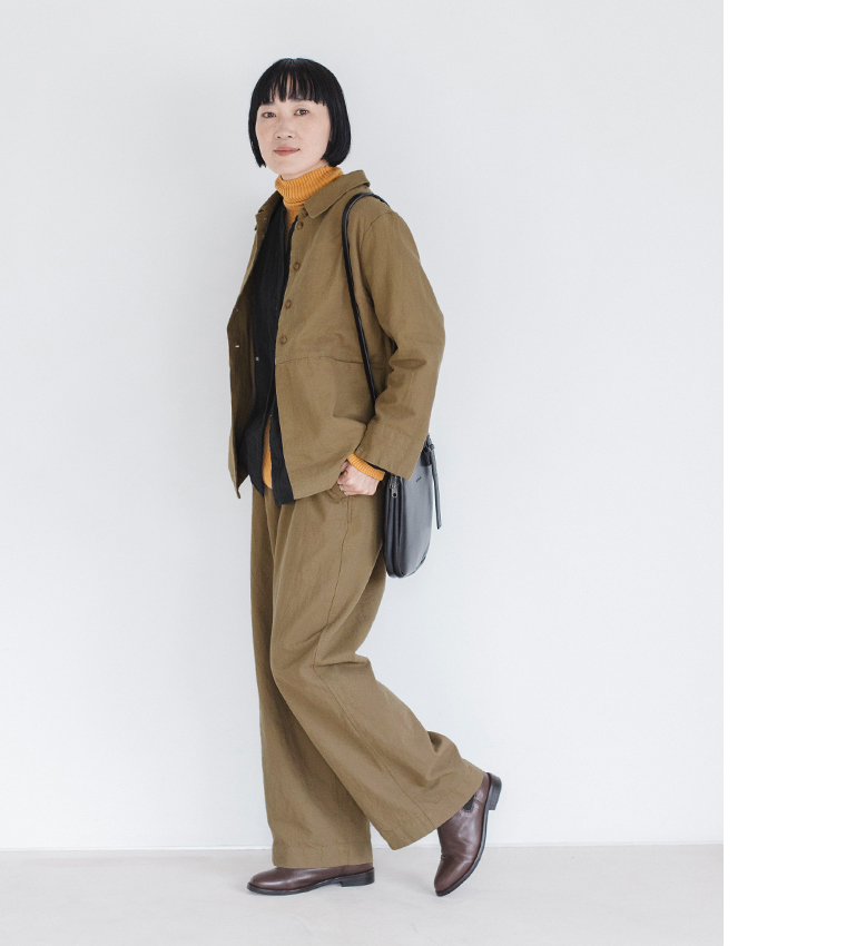 SO福袋のアイテムを着用した横コーディネート