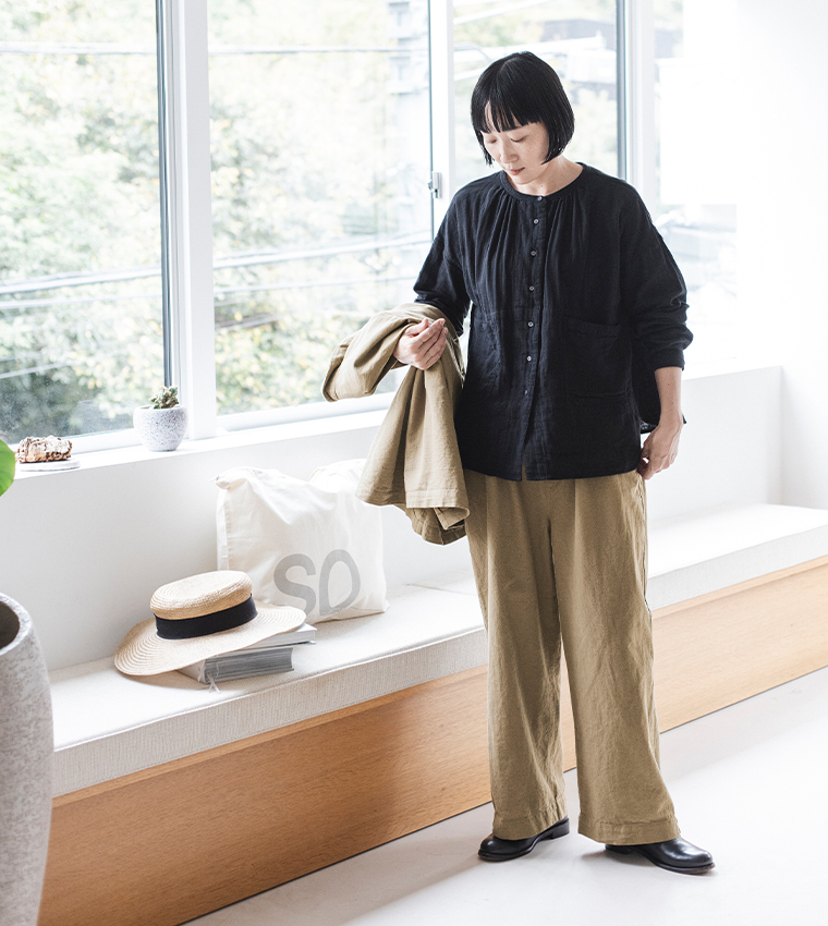 SO福袋のアイテムを着用したコーディネート