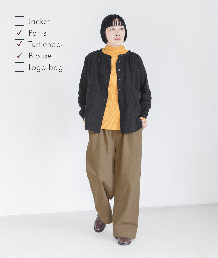 SO福袋のアイテムを着用した正面コーディネート