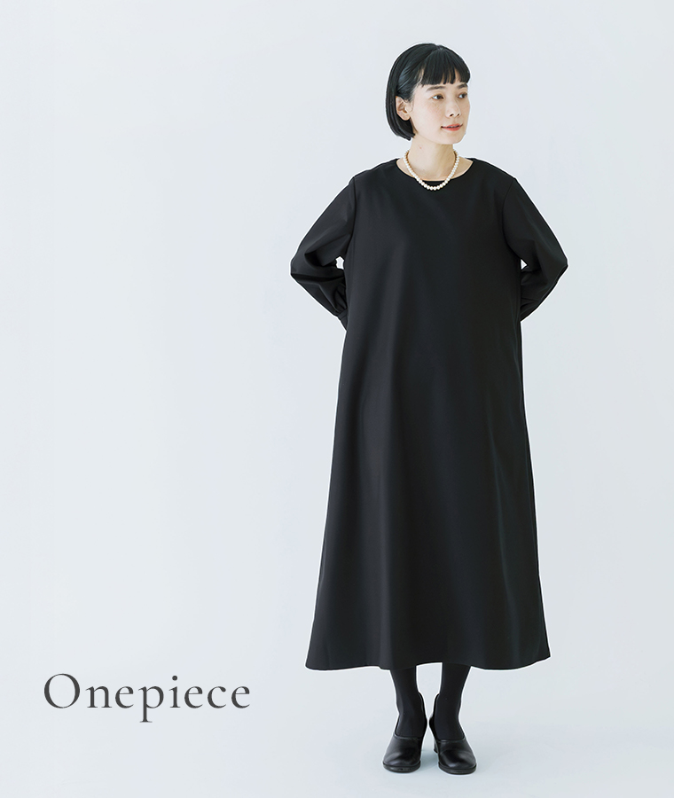 D*g*yのオケージョンワンピース。MPサイズ対応のブラックフォーマルワンピース