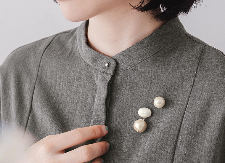 Pisceans パールブローチ ミニサイズ セレモニーアクセサリー