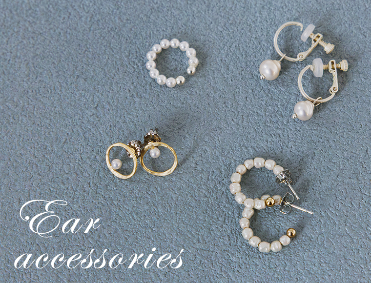 Pisceans イヤーアクセサリー パールイヤリング フォーマル対応