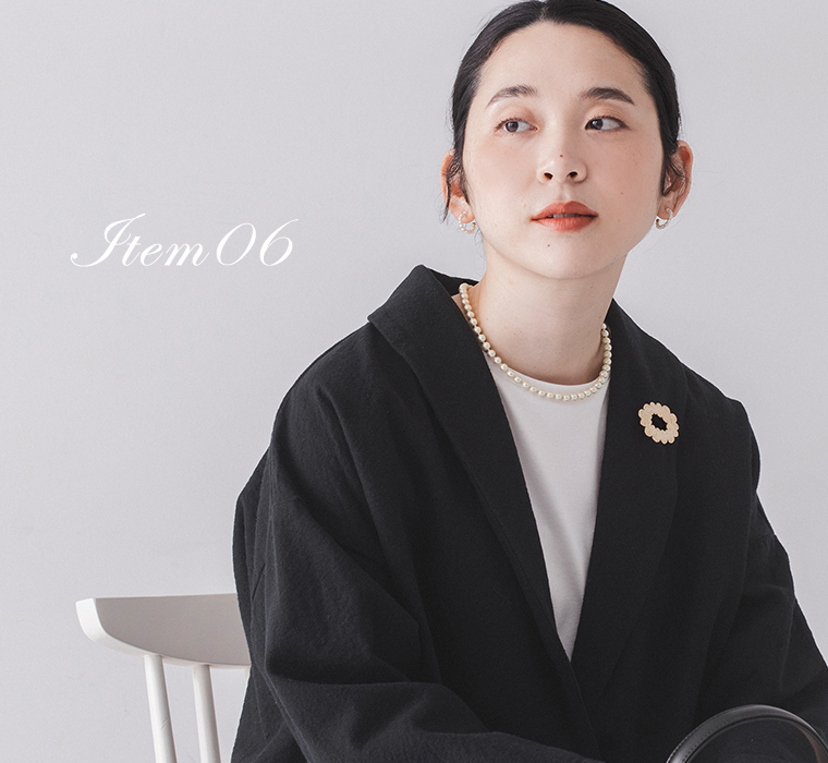 Pisceans パールイヤーアクセサリー セットアップ着用 セレモニー