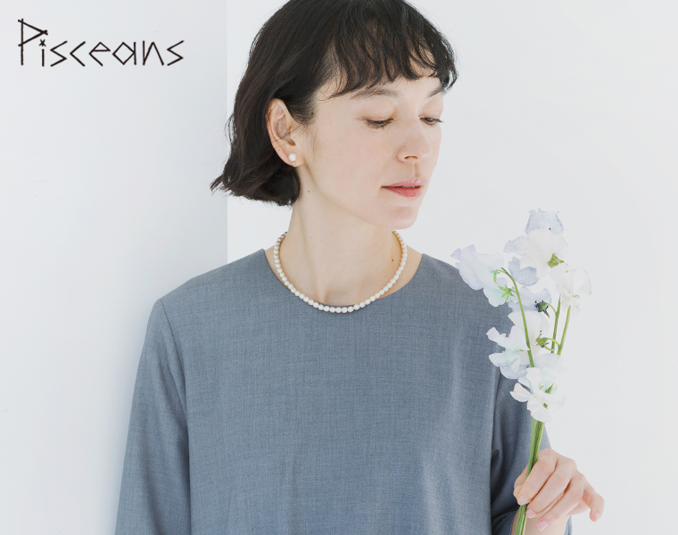 Pisceans パールアクセサリー フォーマルスタイル キービジュアル