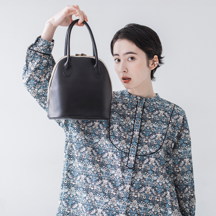 TIDEWAY MOSS ボストンSの正面デザイン（ブラック）