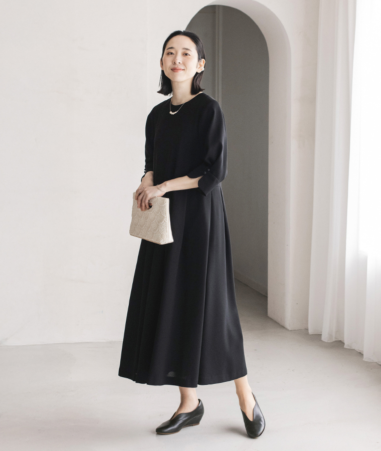 Luuna miu 【慶弔両用】大切な日のジャケット＆ワンピースセット 慶事スタイル ワンピース