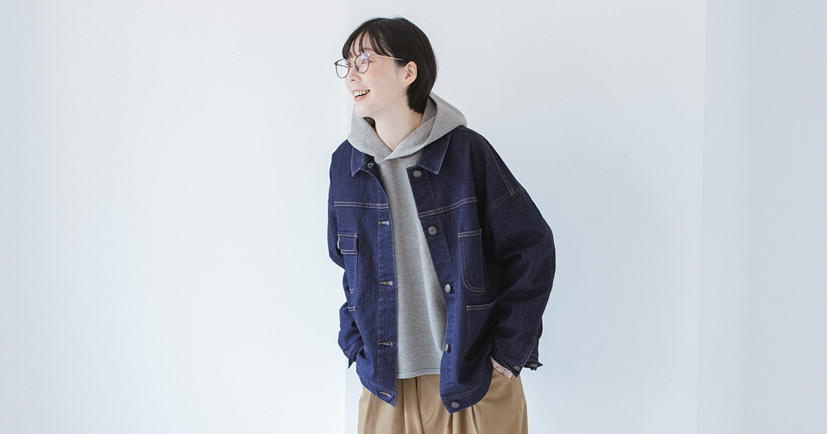 定番に個性をひとさじ【わたしの大人服。】 いろいろポケットのデニム 