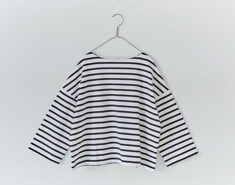 ボーダーTシャツ(ブラック)掛け画像