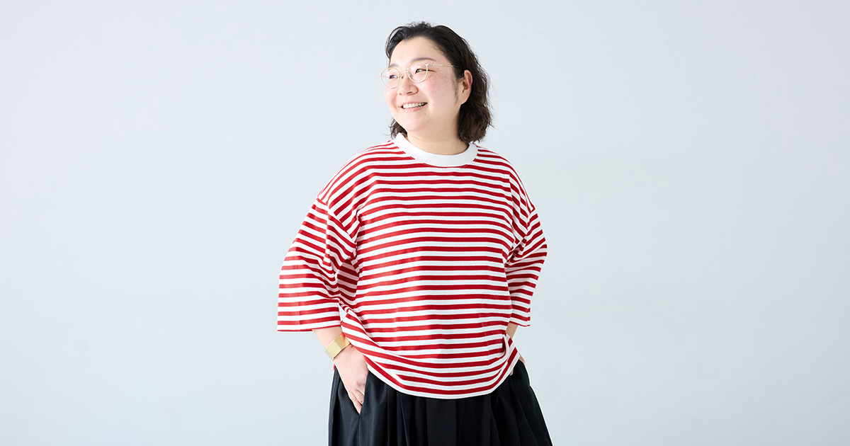 1枚で着映えるワイドプルオーバー【 &yarn 】スタッフの着こなし術