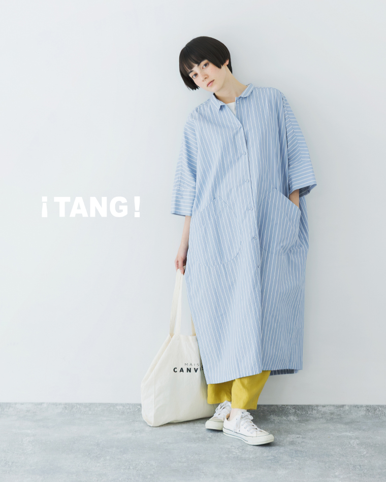 ゆるさに、洗練をひとさじ【 TANG 】ドルマンワンピース