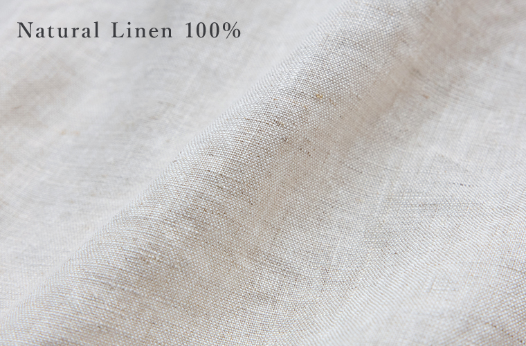 TUTIE. 大人に似合う贅沢リネンパーカーのリネン生地アップ