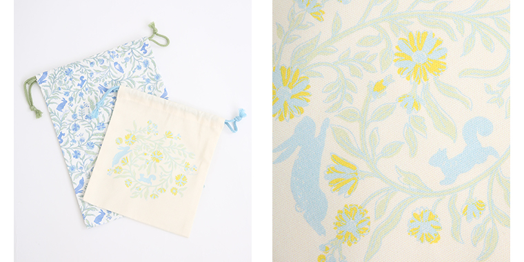 Plame Collome Forest Friends巾着セット2P