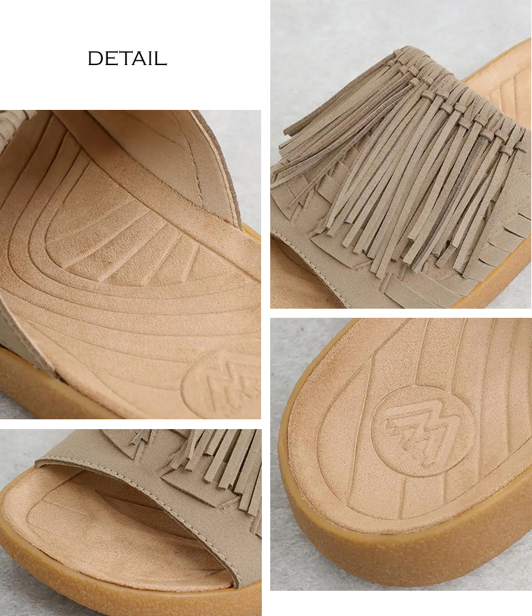 THUNDERBIRD THATCH SLIDE(タン)の詳細カット