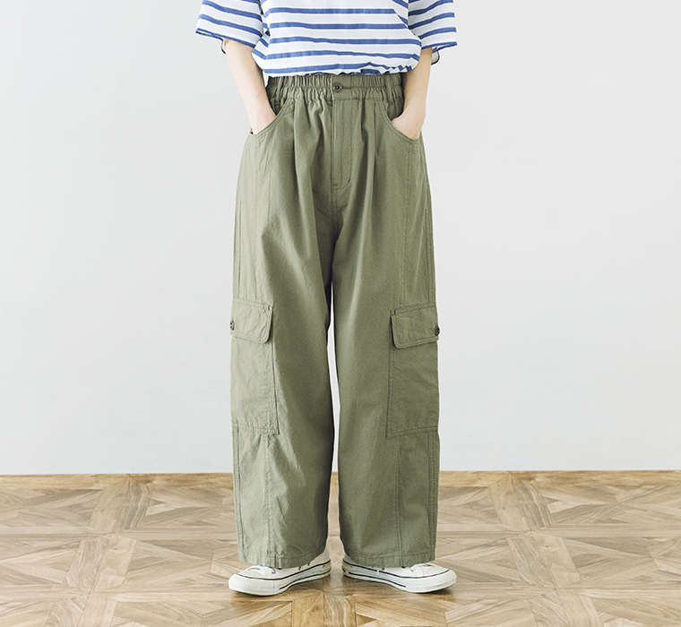 Bliss bunch コットンリネン サロペット Vネック レイヤード コーディネート